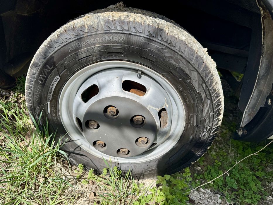 6бр.Джанти 16 6x170+НОВИ ГУМИ Uniroyal 195/65/16C за бус Iveco Daily