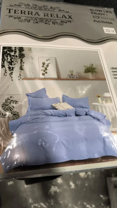 Lenjerie de pat din finet/Pucioasa