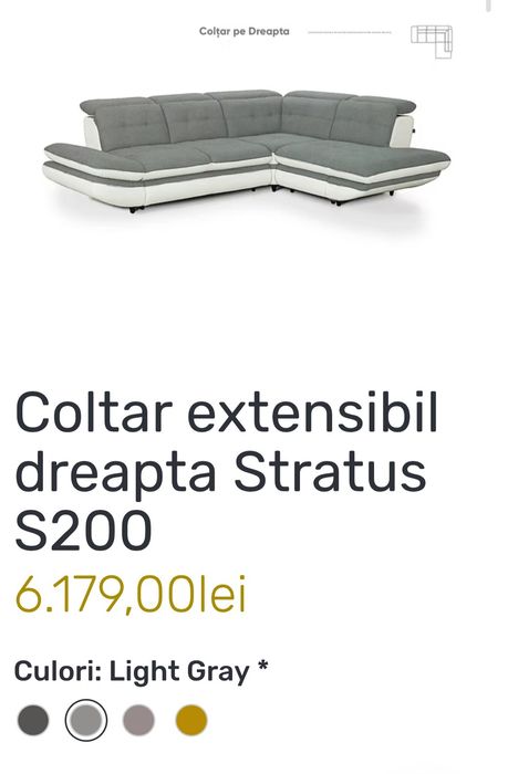 Colțar sufragerie NOU