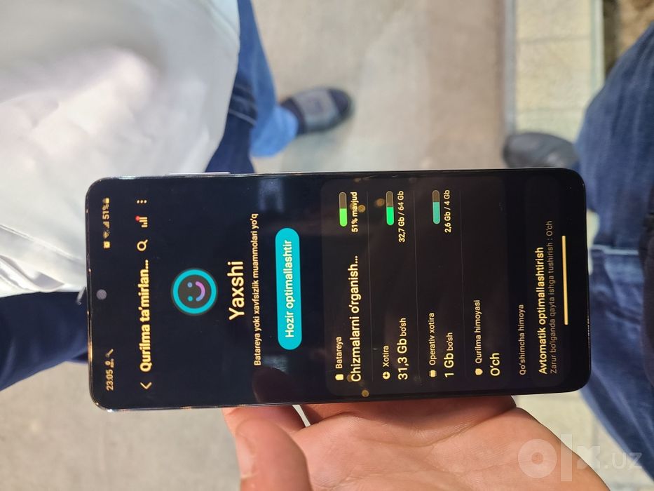 samsung a22 kammi bor