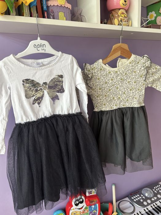 Рокли за момиче 3-4 години, 104 см., Zara, Pepco