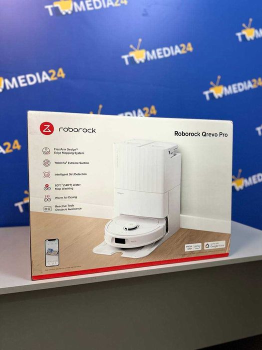 Продаю новые робот пылесосы Roborock Qrevo Pro (RU)