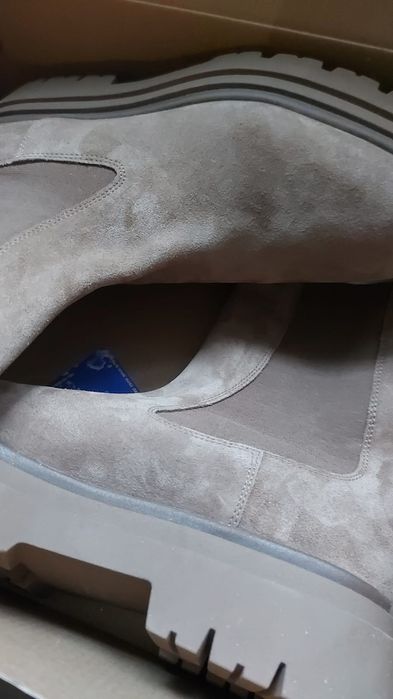 Сапоги замшевые р.42