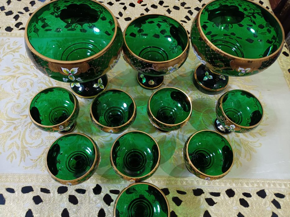 Bohemia Чехия набор-штучно богема набор 13 шт комплект посуда