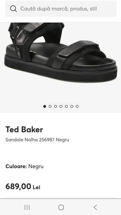 Vand sandale Ted Baker