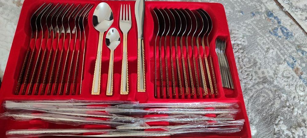 Ложка вилка набор дипломат  двенадцать персона бренд Solingen Германия