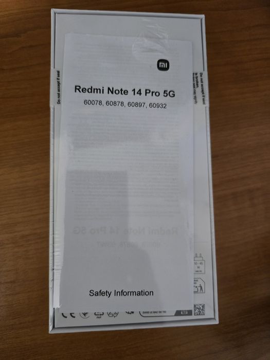 Xiaomi redmi note 14 pro 256gb 5G нов неразпечатан а 2 г гаранция!
