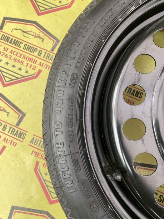 Roata de rezerva slim OEM GM Opel Insignia 125 70 17 5X120  2008-2017