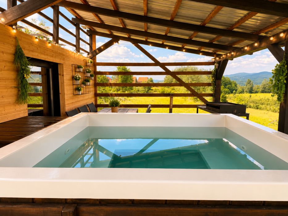 Cabana A frame de inchiriat/ Cazare Apuseni cu minipiscina/acceptam vouchere