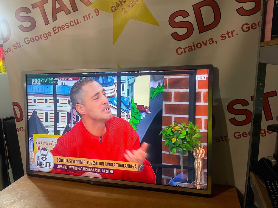 Televizor LED Subtire  FullHD 3D 200Hz Philips48PFL4528/120cm Garantie