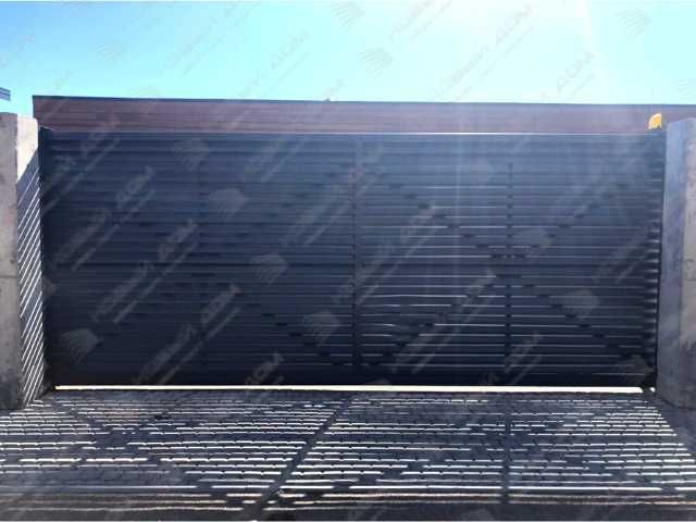 Забор жалюзи из металла