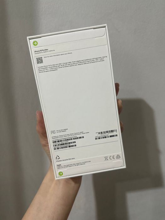 Продам Iphone 16 pro max 256 gb Desert titanium E-sim