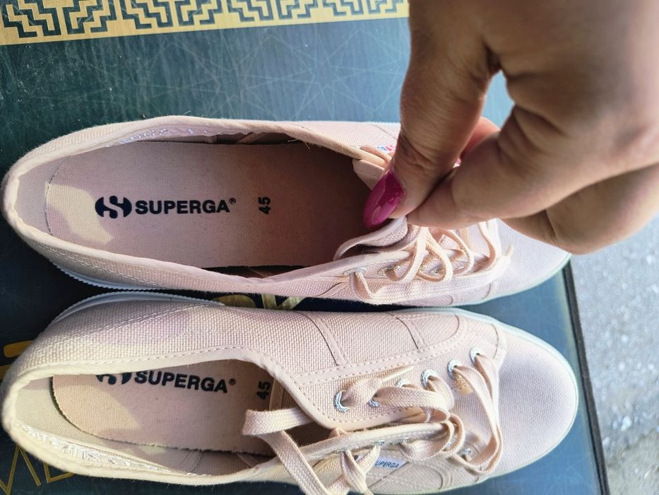 НоВИ 2 чифта 45 номер SUPERGA