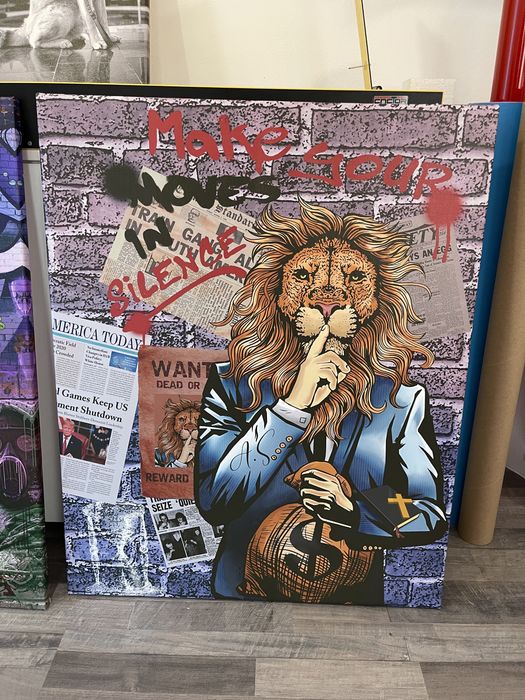 Tablouri Personalizate / Tablou Grafica  Unica pe panza Canvas