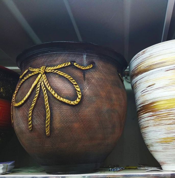 Горшок для цветов керамический ручная работа