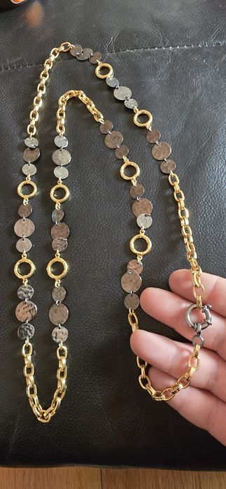 Lant argint aurit 106 cm