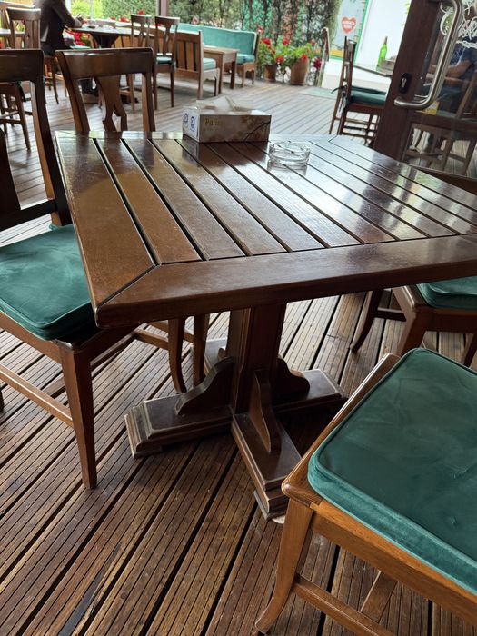 Mese din lemn de fag(mobilier restaurant, terasa)
