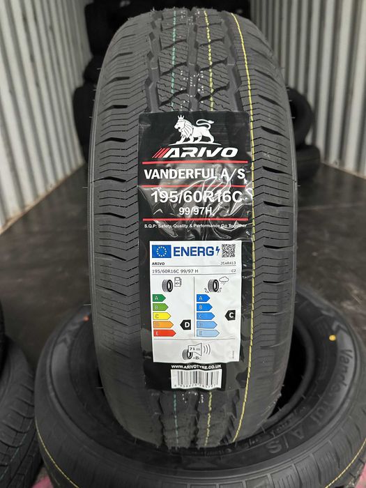 Нови Всесезонни Бусови Гуми Arivo Vanderful A/S 195/60R16C Нов Dot