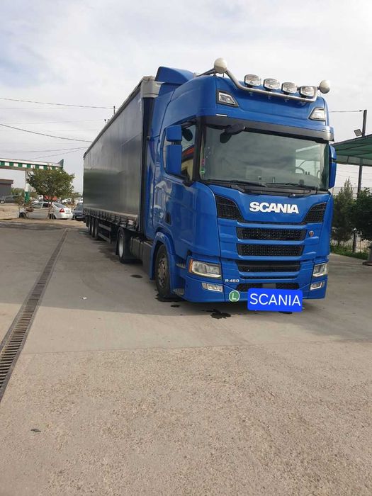 SCANIA R450 mega & KŐGEL pritsep