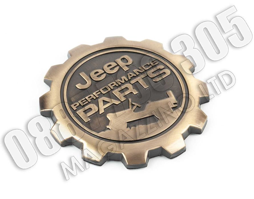 Емблема Jeep Performance Parts Метален Джип 3Д Стикер за Калник Лого