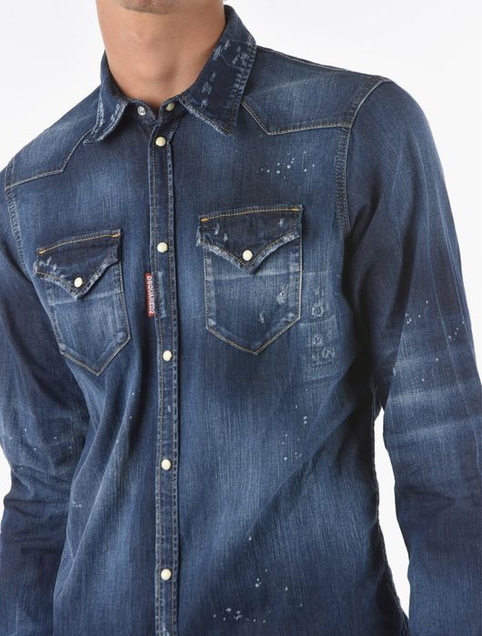 Dsquared2-Denim Classic Western Shirt