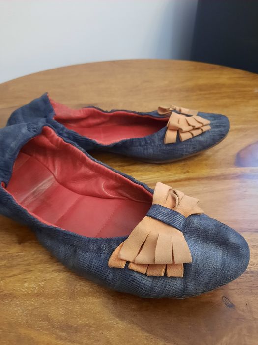 Balerini din piele moale