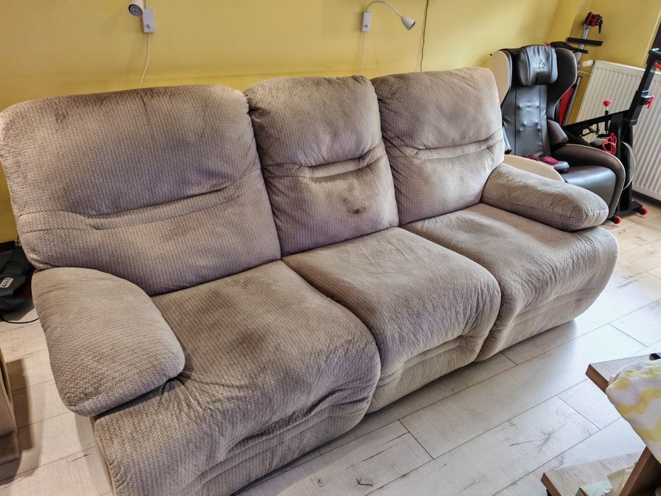 Canapea Mobexpert ARIZONA recliner, stofa, 3 locuri