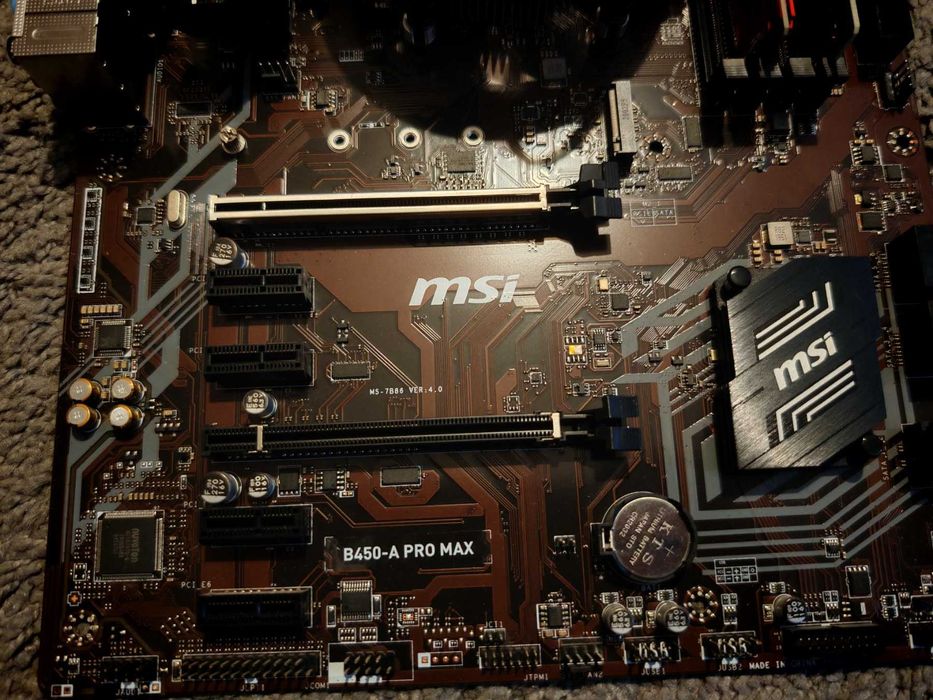 MSI B450M PRO MAX + RYZEN 5 3600 6-Core + 32GB DDR4 AM4  + WIFI