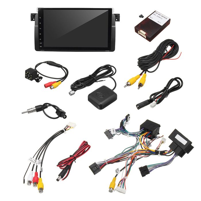 Montaj Navigație Android Casetofon Camera Statie Bass Difuzoare Auto