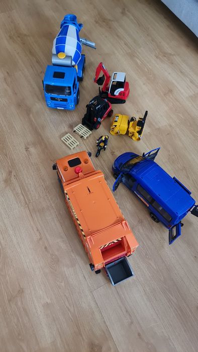 Bruder, wader, Dickie, детски играчки, багер, камион, бетоновоз, пожар