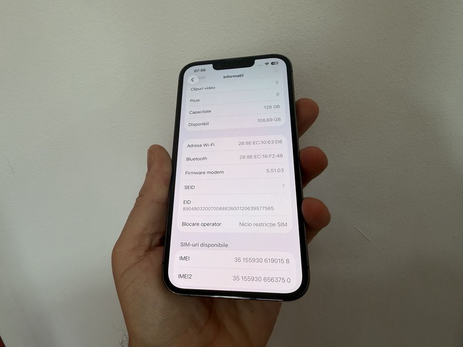 Iphone 13 Pro, 128 gb, Graphite