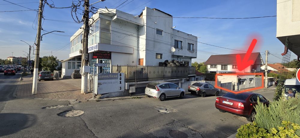 Spațiu comercial de închiriat în Ovidiu semicentral cu curte