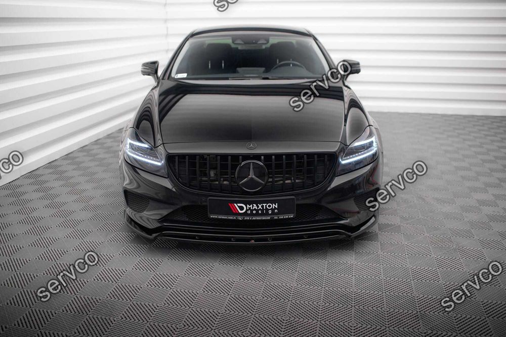 Prelungire bara fata Mercedes CLS C218 2014-2018 v3 - Maxton Design