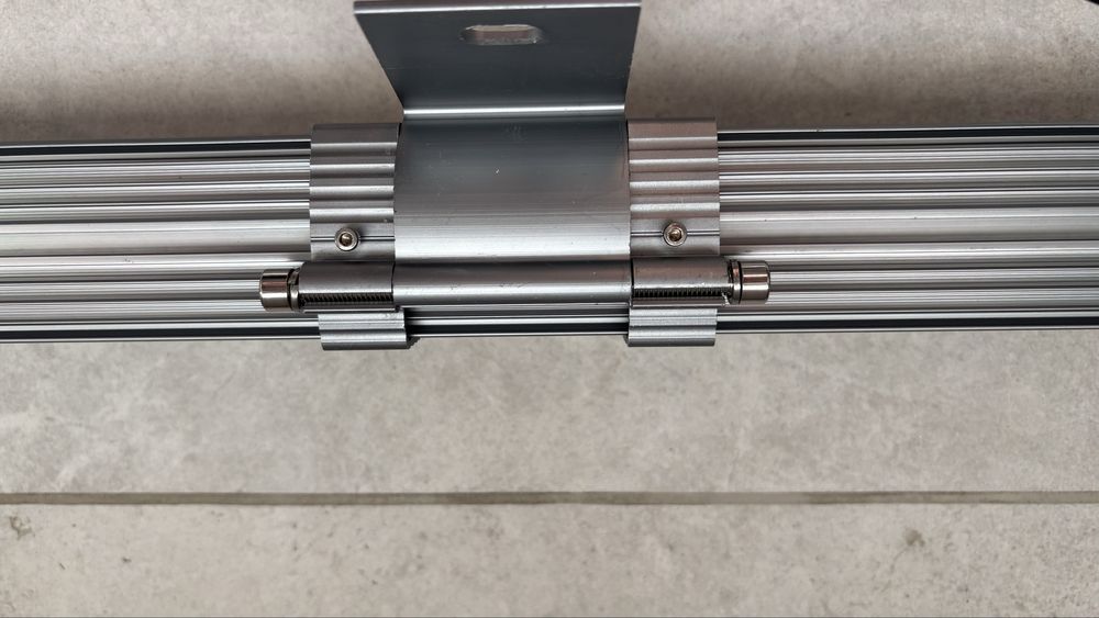 Proiector liniar LED Arelux ext sau int 100 cm, aluminiu satinat