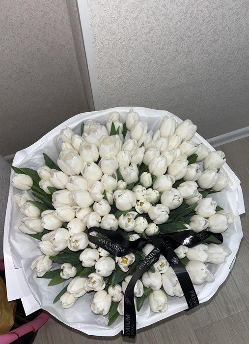 букет из 101 тюльпан