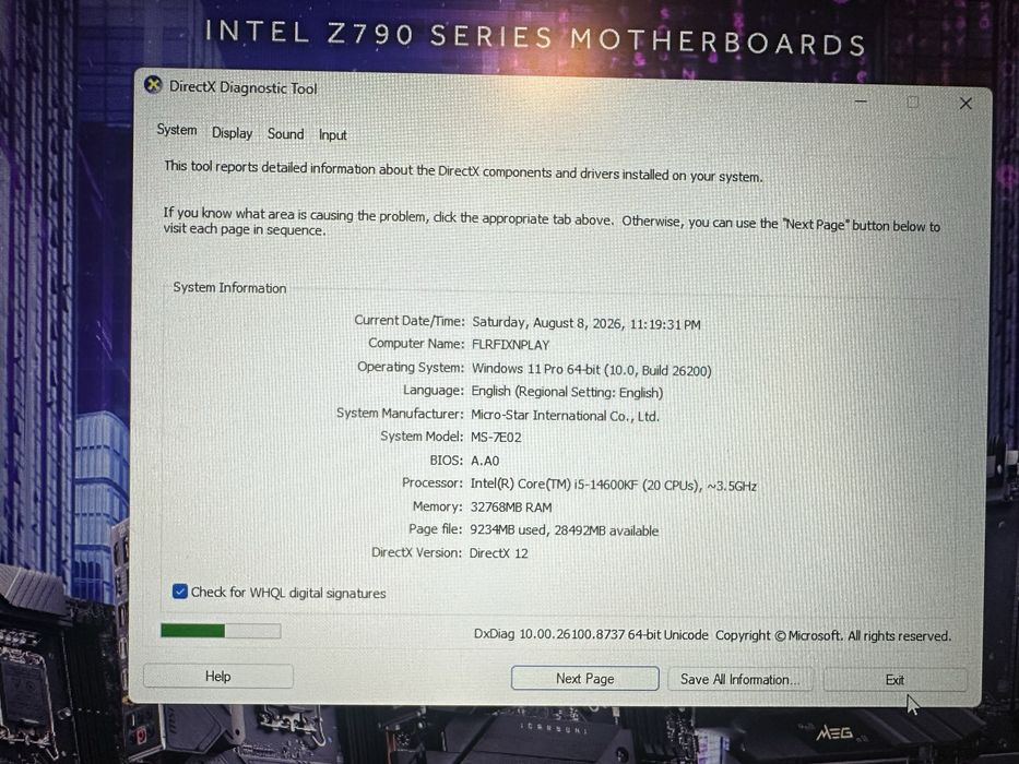 Vand/Schimb Pc gaming I5 - 14600KF 5060TI