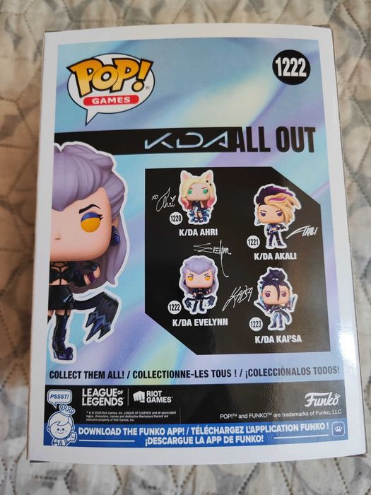 K/DA Evelynn League of legends Funko pop