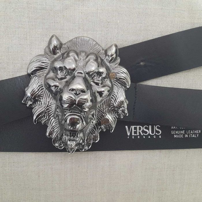 Versus Versace Belt With Leon Head / Made in Italy / Ремень W31-W32