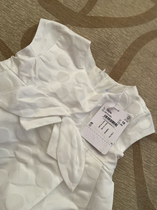 Нова бяла официална рокля mayoral