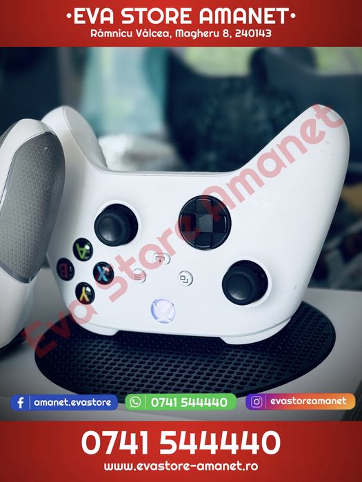Consola Gaming Microsoft xBox Series S 512GB cu Controller Microsoft Robot White si Controller Turtle Beach RECON