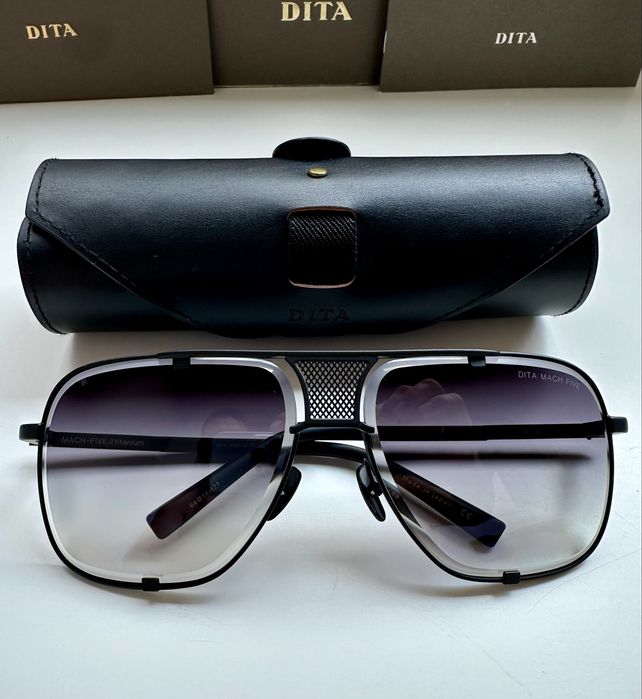 DITA Mach Five Limited Edition DRX-2087-H Black Iron 64mm/Made in Japan/Пълен комплект