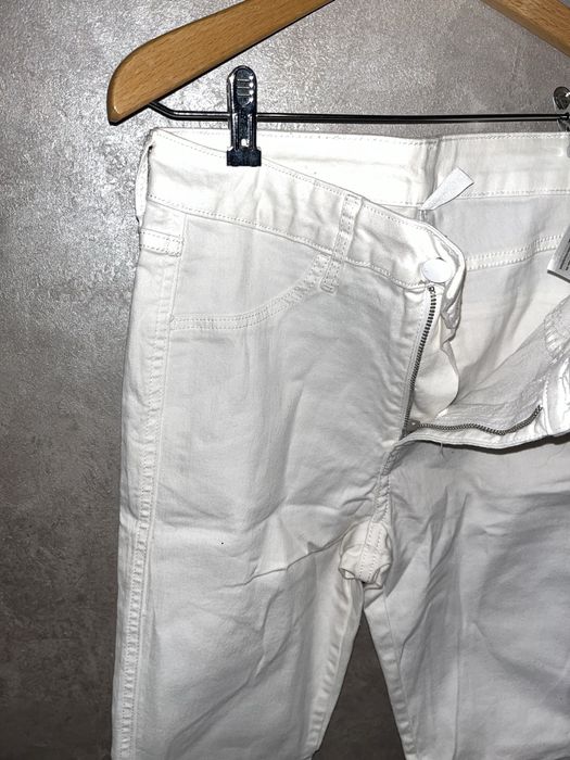 Jeans albi marimea S/36 si M/38