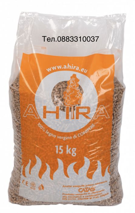 Пелети Markoni и Ahira  EN+A1 80% бор и 20% бук