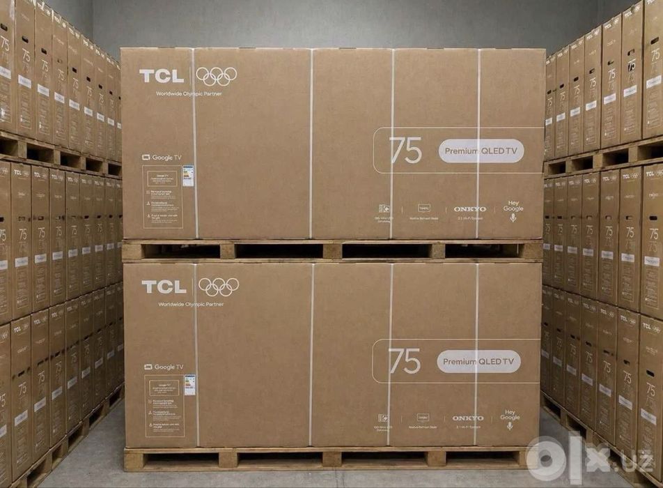 Телевизоры TCL 65–75” P8L Premium QLED SMART Tv 144Hz доставка есть