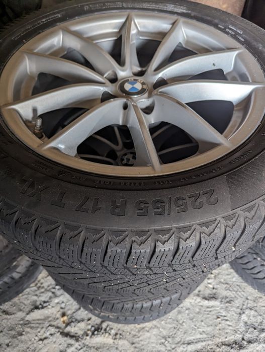 Jante originale BMW G30 G31, anvelope 225/55/17" senzori presiune!!