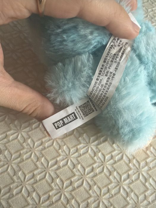 игрушка labubu лабубу голубая