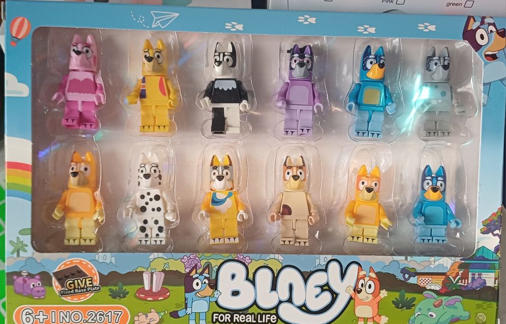 Блуи и бинго фигурки