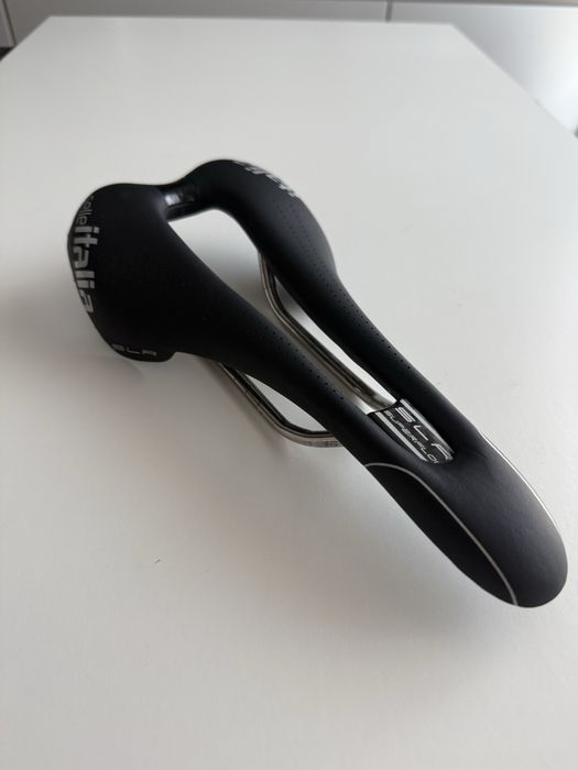 Șa cursieră Selle Italia SLR TI 316 Superflow - Carbon/Titan