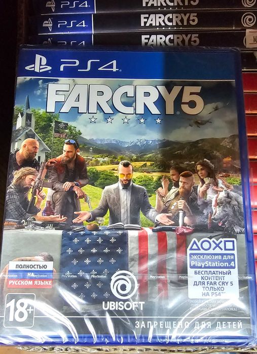 ДИСК PlayStaion 4 PS4 FAR CRY 5 На русском 5 регион! Новый Лицензия