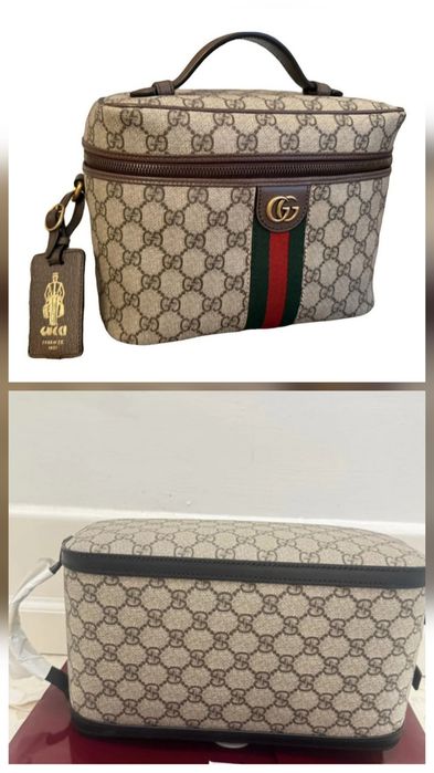 Gucci Vanity Handbag/Unisex gucci vanity bag